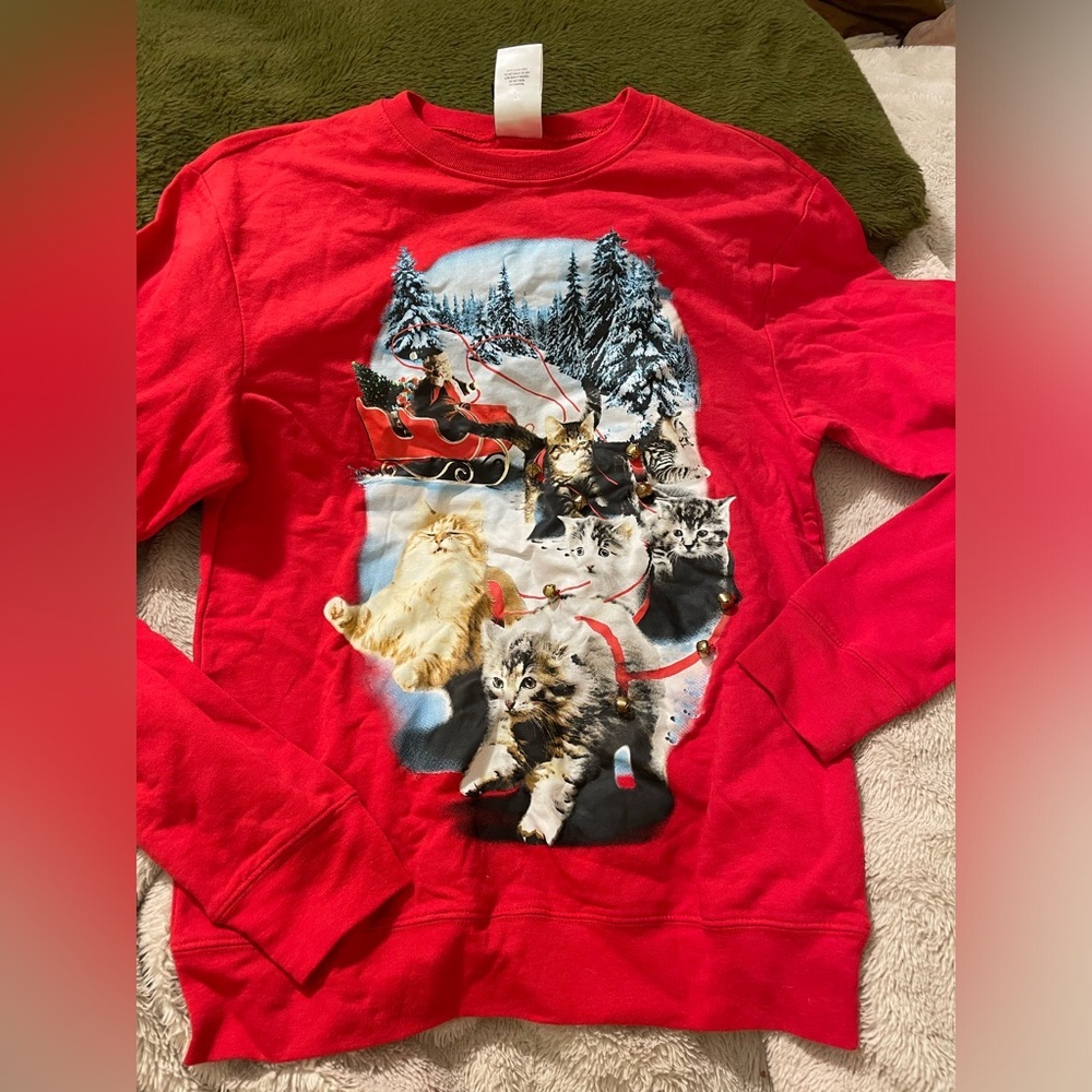 Crazy Cat Lady Ugly Christmas Sweater